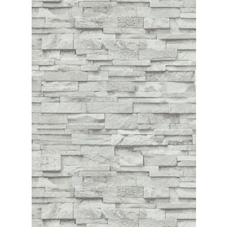   Erismann MIX Collection/Bestseller 02363-30  Natur palatégla kövek 3D fehér szürke árnyalatok tapéta