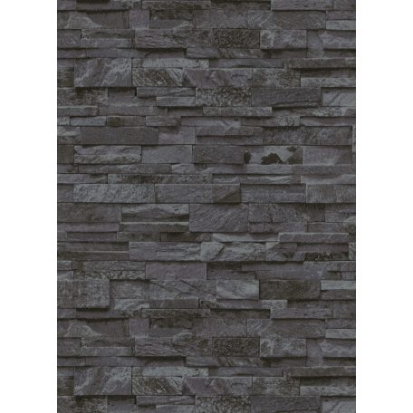Erismann MIX Collection/Bestseller 02363-40  Natur palatégla kövek 3D szürke antracit fekete tapéta