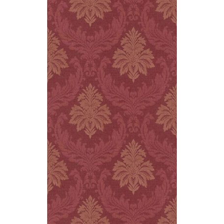 Rasch Textil Da Capo 085517  barokk díszítőminta textil kárminpiros tapéta