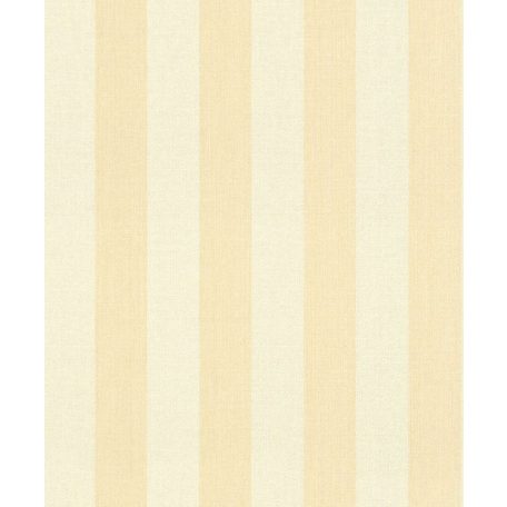 Rasch Textil Da Capo 085647 klasszikus csíkos textil krém világos aranysárga tapéta