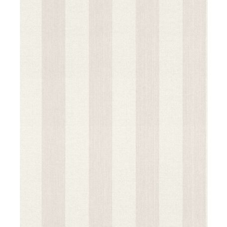 Rasch Textil Da Capo 085654  klasszikus csíkos textil krémfehér szürkésbézs tapéta