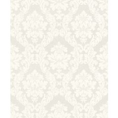   Rasch Textil Da Capo 085821  klasszikus barokk díszítőminta ezüstszürke fehér tapéta