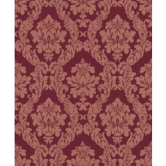   Rasch Textil Da Capo 085845  klasszikus barokk díszítőminta kárminpiros árnyalatok tapéta