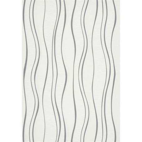 Erismann MIX Collection/Bestseller 09932-60 Grafikus hullámminta fehér ezüstszürke tapéta
