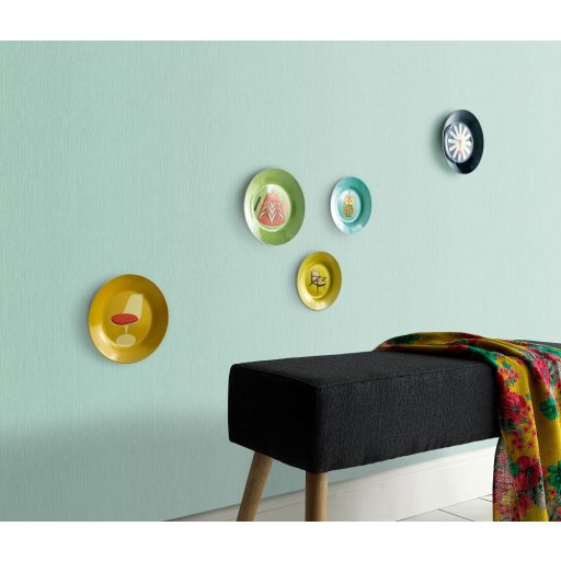 Erismann Fashion for Walls 2 by GMK  10004-07 Strukturált egyszínű halványzöld csillogó hatás tapéta