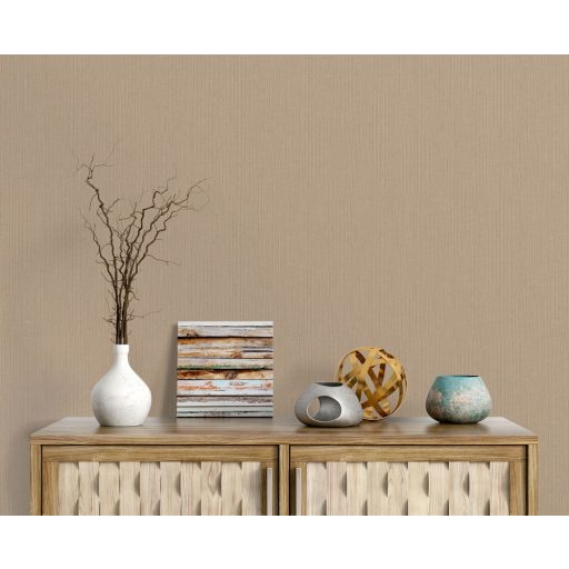 Erismann Fashion for Walls 10004-30 Strukturált egyszínű bézsarany/arany csillogó hatás tapéta