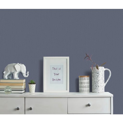 Erismann Fashion for Walls 2 by GMK 10004-44 Strukturált egyszínű kék csillogó hatás tapéta