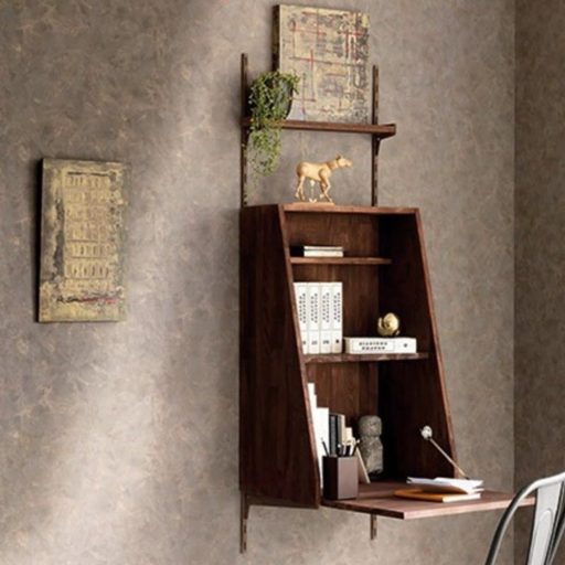 Valósághű megjelenésű nyers patinás vakolat/beton minta közepes szürkésbarna tónus tapéta