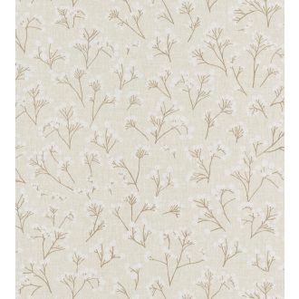   Caselio Sunny Day 100251000 POPPY Natur bimbózó pipacsok krém bézs barna fehér tapéta