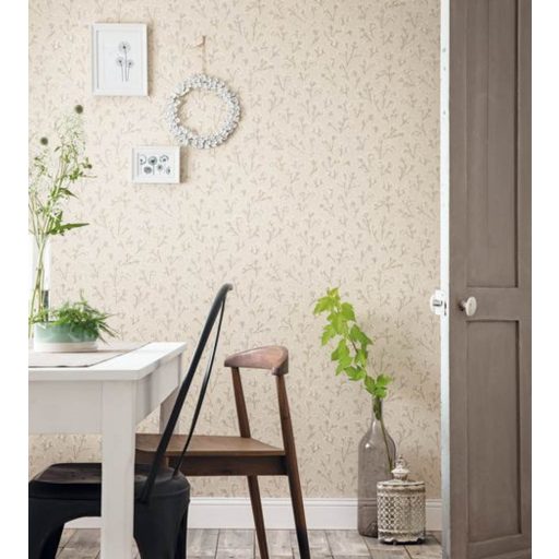 Caselio Sunny Day 100251000 POPPY Natur bimbózó pipacsok krém bézs barna fehér tapéta