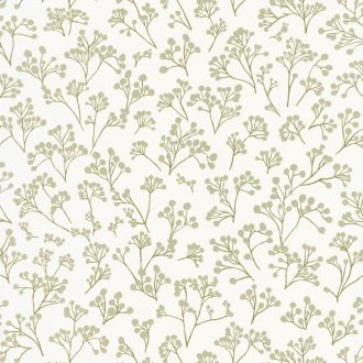   Caselio Sunny Day 100257005  POPPY Natur bimbózó pipacsok fehér halvány zöld tapéta