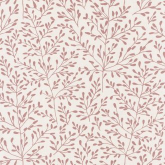   Caselio Sunny Day 100274004  LUCY Natur ágak levelek krémfehér sötét rózsaszín tapéta