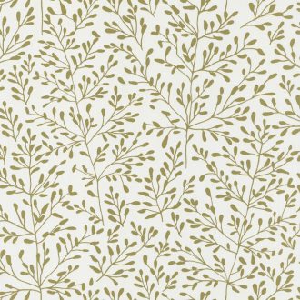  Caselio Sunny Day 100277009  LUCY Natur ágak levelek krémfehér halvány khaki zöld tapéta