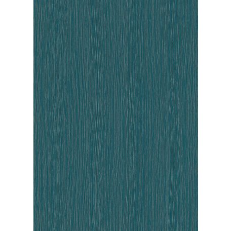 Erismann Fashion for Walls 3, 10028-19 Egyszínű enyhén hullámos vonalkázott struktúra türkiz tapéta