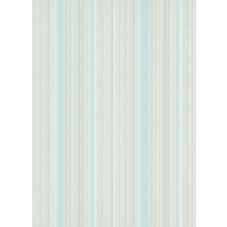   Erismann Fashion for Walls 10048-18 Csíkos akvarell megjelenés krémfehér halvány türkiz világos barna szürkésbarna csillogó hatás tapéta