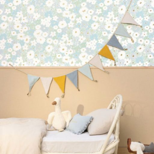 Természetes kézműves szellemű lágy egyszínű finom textilhatású minta aranybarna és krémszín tónus tapéta