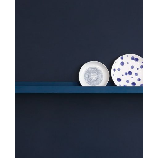 Caselio Only Blue 100606919 Strukturált egyszínű szövetminta éjkék tapéta