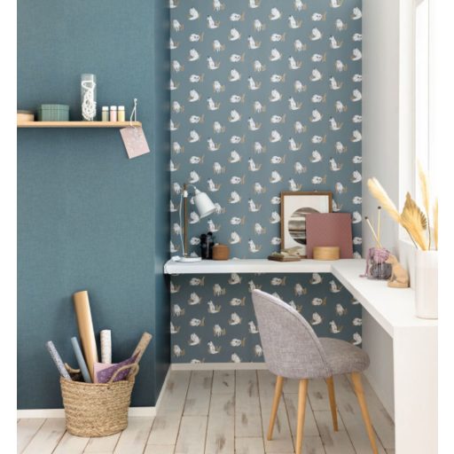 Természetes kézműves szellemű lágy egyszínű finom textilhatású minta malachitzöld tónus tapéta