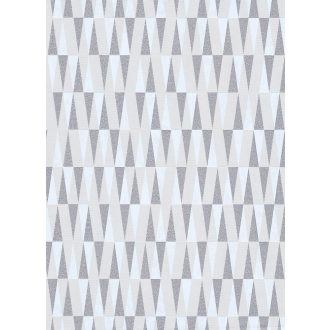   Erismann Carat 10061-14 Geometrikus "hegyes" háromszögek krém bézs szürke fénylő mintafelület tapéta