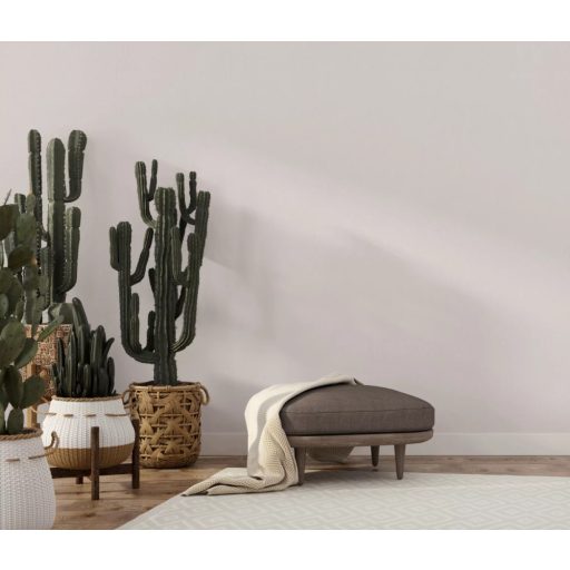 Egyszínű strukturált minta finom szálakkal szürkésfehér/krémszürke tónus tapéta