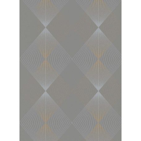 Erismann Instawalls 2, 10085-10 Geometrikus grafikus 3D sötétszürke ezüst arany tapéta