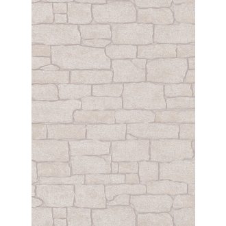   Erismann MIX Collection/Imitations 2 10091-02 Natur tégla/kőminta bézs szürkésbézs barna csillogó mintarészletek tapéta