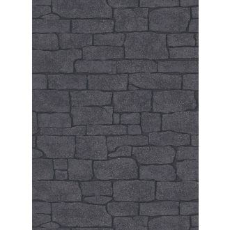   Erismann MIX Collection/Imitations 2 10091-15 Natur tégla/kőminta antracit fekete csillogó mintarészletek tapéta