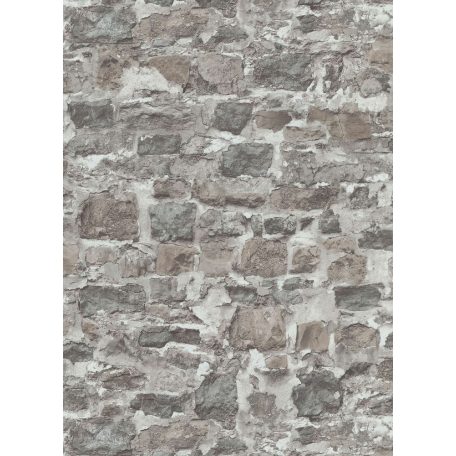 Erismann Instawalls 2, 10092-02 Ipari design természetes kőfal minta bézs barna szürke tapéta
