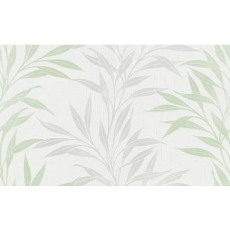   Erismann MIX Collection/Bestseller 10093-35 Natur Levélmintázat panelszerű megjelenés krémfehér szürke zöld fénylő mintafelület tapéta