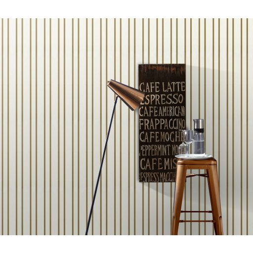 Erismann Spotlight 10103-30 Klasszikus csíkos díszítőminta krém bézsarany arany tapéta