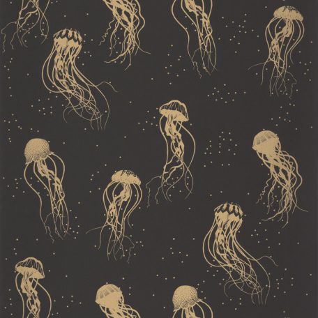 Caselio Moonlight 101042095  Natur medúzák fekete arany tapéta