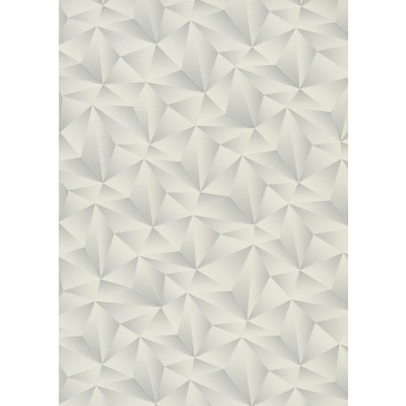 Erismann Spotlight 10106-31 Geometrikus Grafikus Expresszív háromszögek mintája 3D krémszürke szürke ezüst tapéta