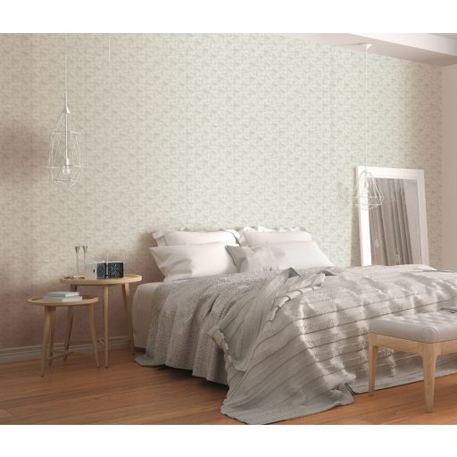 Erismann Spotlight 10106-31 Geometrikus Grafikus Expresszív háromszögek mintája 3D krémszürke szürke ezüst tapéta