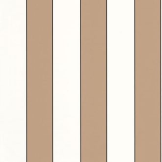   Minimalista és stílusos csíkos design arany vonallal kiemelve fehér teveszőrbarna és arany tónus tapéta