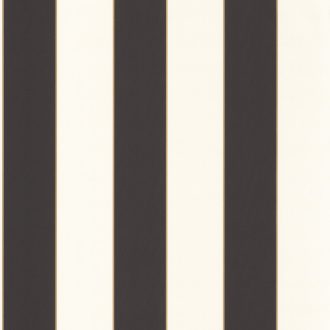   Caselio Moonlight 101072092 Csíkos fekete fehér csillogó fémes arany tapéta