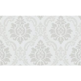   Erismann MIX Collection/Bestseller 10112-31 Klasszikus barokk díszítőminta fehér fehérezüst csillogó mintarészletek tapéta