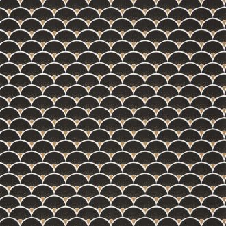 Moonlight 101139025 Geometrikus mintakialakítás fekete fehér fémes csillogó arany