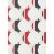 Erismann Novara 10118-06 Grafikus Retro Körök fehér piros szürke fekete tapéta