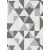 Erismann Novara 10119-34 Geometrikus grafikus háromszögek - rombuszok fehér azürke fekete tapéta