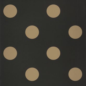   Caselio Moonlight 101212092 Grafikus játékos pöttyös minta fekete arany tapéta