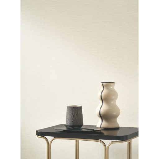 Hiteles és természetes szalmafonat texturált mintázat meleg krém és pezsgő tónus tapéta