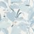 dzsungel levélzete egzotikus madarakkal fehér világoskék bézs kék tapéta