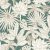 Buja dekoráció a hawaii növényzet megjelenítése - trópusi levélmintázat angolzöld fehér és arany tónus tapéta