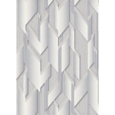   Erismann Fashion for Walls 2 by GMK 10145-31 Design Ipari formatervezés 3D szálcsiszolt nemes fényű felület szürke/acélszürke fehérezüst tapéta