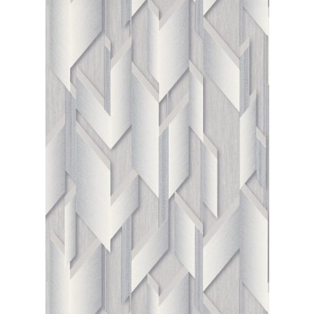 Erismann Fashion for Walls 2 by GMK 10145-31 Design Ipari formatervezés 3D szálcsiszolt nemes fényű felület szürke/acélszürke fehérezüst tapéta