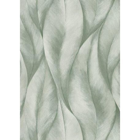 Erismann Fashion for Walls 2 by GMK 10148-07 Natur Design nagyformátumú stilizált levelek zöld fehér csillogó hatás tapéta