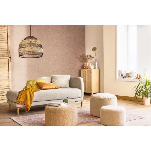 Betonhatású enyhén texturált minta gyönyörű effektek eleféntcsontszín tónus tapéta