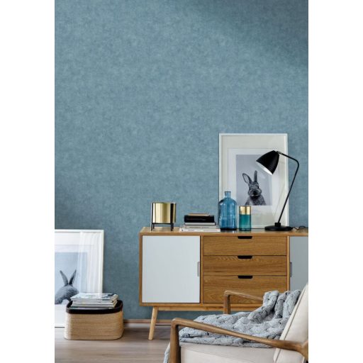 Betonhatású enyhén texturált minta gyönyörű effektek tengerkék tónus tapéta