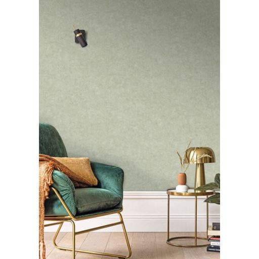 Betonhatású enyhén texturált minta gyönyörű effektek zuzmózöld tónus tapéta