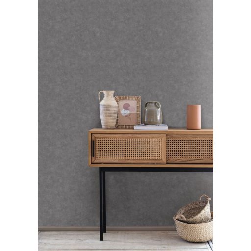 Betonhatású enyhén texturált minta gyönyörű effektek palaszürke tónus tapéta